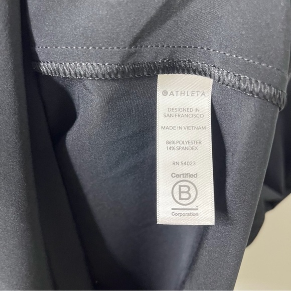 Athleta Rincon Dress Black Sleeveless Size XXS Drawstring Waist Style 291709 - Picture 6 of 9